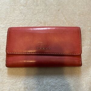 Fossil trifold leather wallet
